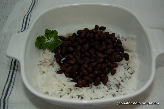 Easy Dried Black Beans and Rice